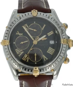 Breitling Crosswind Racing B13355 Automatic 43mm Unisex Replica Watch - Black Dial, Steel Case