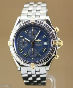 Alternative view of Breitling Crosswind Racing B13355 Automatic 43mm Unisex Replica Watch - Blue Dial, Steel Case