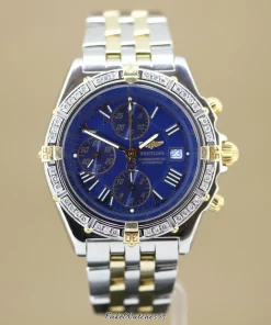 Breitling Crosswind Racing B13355 Automatic 43mm Unisex Replica Watch - Blue Dial, Steel Case