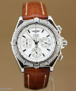 Breitling Crosswind Special A44355 Automatic 44mm Unisex Replica Watch - White Dial, Steel Case