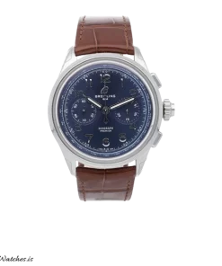 Breitling Duograph AB1510171C1P1 Manual winding 42mm Unisex Replica Watch - Blue Dial, Steel Case