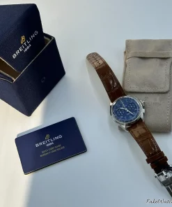Alternative view of Breitling Duograph AB1510171C1P1 Automatic 42mm Unisex Replica Watch - Blue Dial, Steel Case