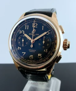 Alternative view of Breitling Duograph RB1510251B1P1 Manual winding 42mm Unisex Replica Watch - Black Dial, Red Gold Case