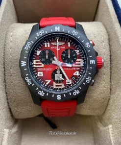 Alternative view of Breitling Endurance Pro X823109A1K1S1 Quartz 44mm Unisex Replica Watch - Red Dial, Plastic Case
