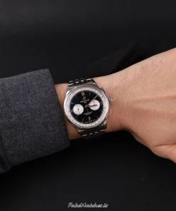 Alternative view of Breitling Bentley AB0118 Automatic 42mm Unisex Replica Watch - Black Dial, Steel Case
