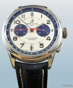 Breitling Bentley AB0118A71G1P1 Automatic 42mm Male Replica Watch - Silver Dial, Steel Case