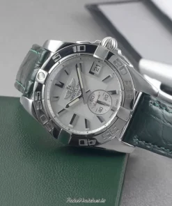 Alternative view of Breitling Galactic 36 A37330 Automatic 36mm Unisex Replica Watch - Silver Dial, Steel Case