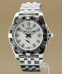 Alternative view of Breitling Galactic 36 A37330 Automatic 36mm Unisex Replica Watch - Silver Dial, Steel Case