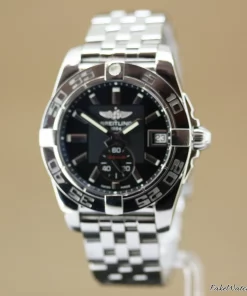Alternative view of Breitling Galactic 36 A37330 Automatic 36mm Unisex Replica Watch - Black Dial, Steel Case
