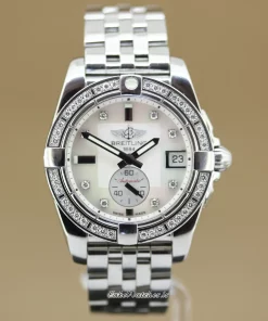 Breitling Galactic 36 A37330 Automatic 36mm Unisex Replica Watch - Pearl Dial, Steel Case