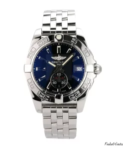 Alternative view of Breitling Galactic 36 A3733012/C824/376A Automatic 36mm Unisex Replica Watch - Blue Dial, Steel Case