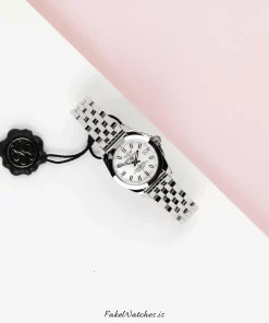 Alternative view of Breitling Galactic W72348 Quartz 29mm Female Replica Watch - Pearl Dial, Steel Case