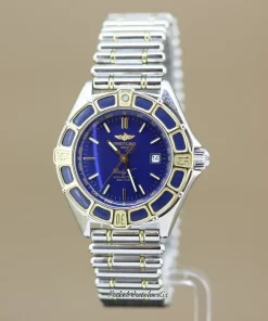 Alternative view of Breitling Lady J D52065 Quartz 31mm Female Replica Watch - Blue Dial, Steel Case