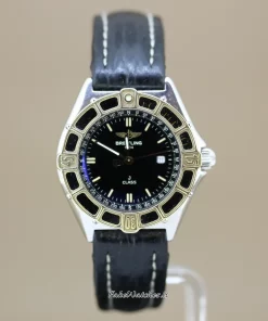 Breitling Lady J D52065 Quartz 31mm Female Replica Watch - Black Dial, Steel Case