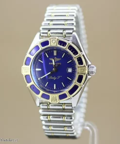 Alternative view of Breitling Lady J D52065.1 Quartz 31mm Female Replica Watch - Blue Dial, Steel Case