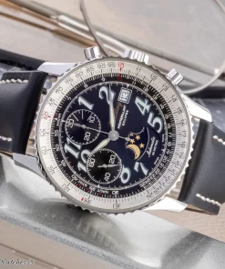 Alternative view of Breitling Montbrillant A43030 Automatic 41mm Unisex Replica Watch - Black Dial, Steel Case