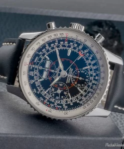 Alternative view of Breitling Montbrillant Datora A21330 Automatic 43mm Unisex Replica Watch - Black Dial, Steel Case