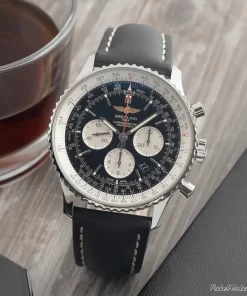 Breitling Navitimer 01 (46mm) AB012721/BD09 Automatic 46mm Unisex Replica Watch - Black Dial, Steel Case