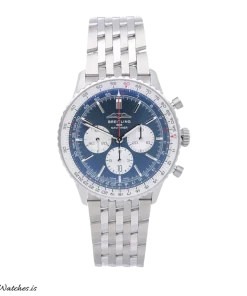 Breitling Navitimer 01 (46mm) AB0137211C1A1 Automatic 46mm Unisex Replica Watch - Blue Dial, Steel Case
