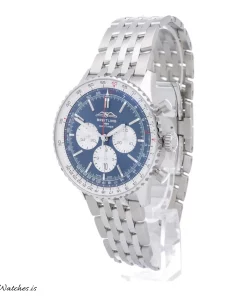 Alternative view of Breitling Navitimer 01 (46mm) AB0137211C1A1 Automatic 46mm Unisex Replica Watch - Blue Dial, Steel Case