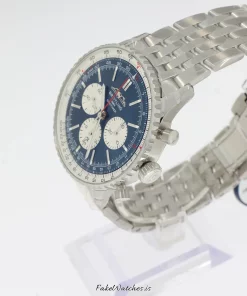 Alternative view of Breitling Navitimer 01 (46mm) AB0137211C1A1 Automatic 46mm Unisex Replica Watch - Blue Dial, Steel Case
