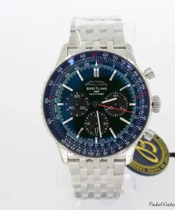 Breitling Navitimer 01 (46mm) AB0137241L1A1 Automatic 46mm Unisex Replica Watch - Green Dial, Steel Case