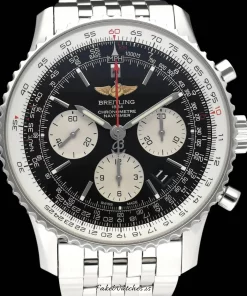 Breitling Navitimer 01 AB0120 Automatic 43mm Unisex Replica Watch - Black Dial, Steel Case