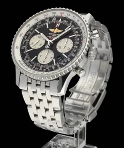 Alternative view of Breitling Navitimer 01 AB0120 Automatic 43mm Unisex Replica Watch - Black Dial, Steel Case