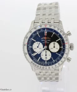 Breitling Navitimer 1 B01 Chronograph AB0138211B1A1 Automatic 43mm Unisex Replica Watch - Black Dial, Steel Case