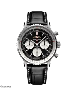 Breitling Navitimer 1 B01 Chronograph AB0138211B1P1 Automatic 43mm Unisex Replica Watch - Black Dial, Steel Case