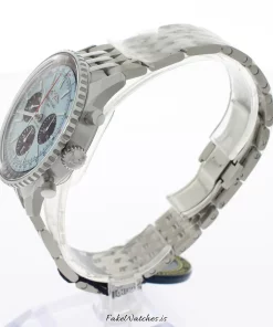 Alternative view of Breitling Navitimer 1 B01 Chronograph AB0138241C1A1 Automatic 43mm Unisex Replica Watch - Blue Dial, Steel Case