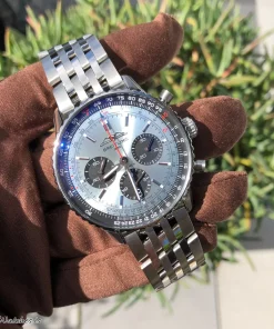 Alternative view of Breitling Navitimer 1 B01 Chronograph AB0138241C1A1 Automatic 43mm Unisex Replica Watch - Blue Dial, Steel Case