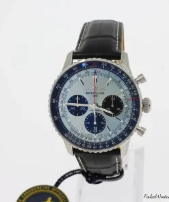 Breitling Navitimer 1 B01 Chronograph AB0138241C1P1 Automatic 43mm Unisex Replica Watch - Blue Dial, Steel Case