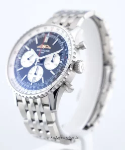 Alternative view of Breitling Navitimer 1 B01 Chronograph AB0138241G1A1 Automatic 43mm Unisex Replica Watch - Black Dial, Steel Case
