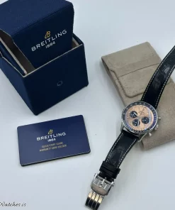 Alternative view of Breitling Navitimer 1 B01 Chronograph AB0138241K1P1 Automatic 43mm Unisex Replica Watch - Champagne Dial, Steel Case
