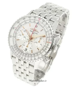 Alternative view of Breitling Navitimer 1 B01 Chronograph AB0139 Automatic 41mm Unisex Replica Watch - Silver Dial, Steel Case