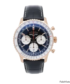 Breitling Navitimer 1 B01 Chronograph RB0138211B1P1 Automatic 43mm Unisex Replica Watch - Black Dial, Red Gold Case