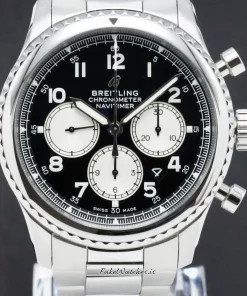 Breitling Navitimer 8 AB0117 Automatic 43mm Unisex Replica Watch - Black Dial, Steel Case