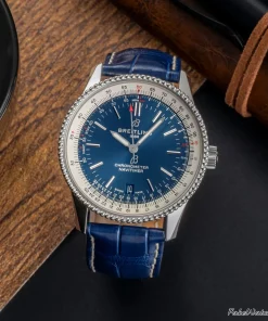 Breitling Navitimer A17325211C1P1 Automatic 38mm Unisex Replica Watch - Blue Dial, Steel Case