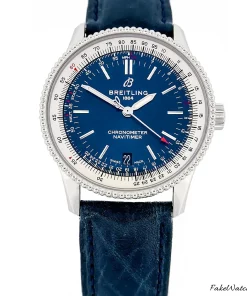 Breitling Navitimer A17325211C1P2 Automatic 38mm Unisex Replica Watch - Blue Dial, Steel Case
