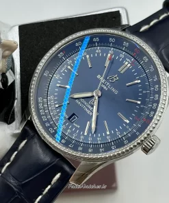 Breitling Navitimer A17326161C1P3 Automatic 41mm Unisex Replica Watch - Blue Dial, Steel Case