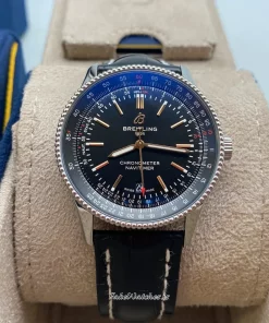 Breitling Navitimer A17326241B1P1 Automatic 41mm Unisex Replica Watch - Black Dial, Steel Case