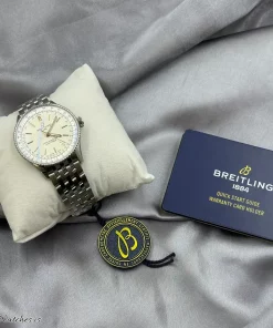 Alternative view of Breitling Navitimer A17327211G1A1 Automatic 36mm Female Replica Watch - Silver Dial, Steel Case