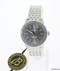 Breitling Navitimer A17327381B1A1 Automatic 36mm Female Replica Watch - Grey Dial, Steel Case