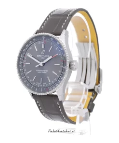 Alternative view of Breitling Navitimer A17327381B1P1 Automatic 36mm Female Replica Watch - Grey Dial, Steel Case