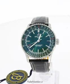 Breitling Navitimer A17329371L1P1 Automatic 41mm Unisex Replica Watch - Green Dial, Steel CaseMM