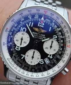 Breitling Navitimer A23322 Automatic 42mm Unisex Replica Watch - Black Dial, Steel Case