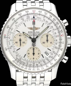 Breitling Navitimer A23322 Automatic 42mm Unisex Replica Watch - Silver Dial, Steel Case
