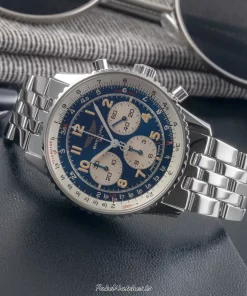 Alternative view of Breitling Navitimer A30021 Automatic 38mm Unisex Replica Watch - Black Dial, Steel Case