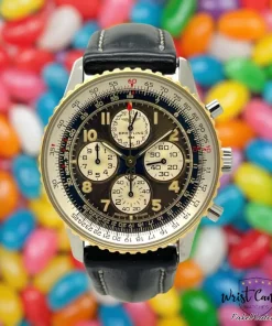 Breitling Navitimer A33030 Automatic 38mm Unisex Replica Watch - Black Dial, Steel Case